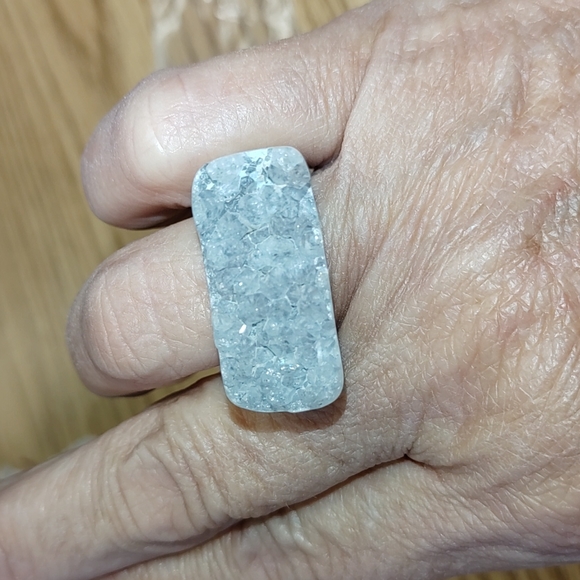 New All Gemstobe Agate Druzy Ring SIZE 8 - Picture 8 of 8